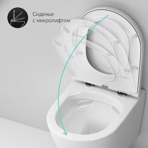 Комплект унитаза с инсталляцией AM.PM Sense FlashClean IS100101.741701 с сиденьем Микролифт и Белой глянцевой клавишей смыва Комплект унитаза с инсталляцией AM.PM Sense FlashClean IS100101.741701 с сиденьем Микролифт и Белой глянцевой клавишей смыва