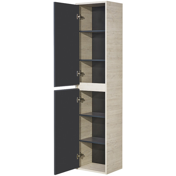 Шкаф пенал Aquaton Лофт Урбан 37 1A248103LQX60 подвесной Серый графит Дуб орегон Шкаф пенал Aquaton Лофт Урбан 37 1A248103LQX60 подвесной Серый графит Дуб орегон