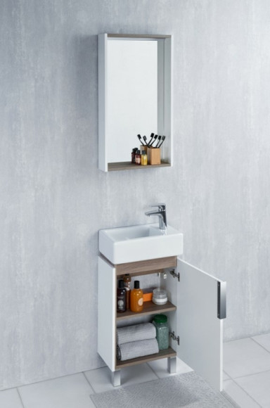 Зеркало Aquaton Бэлла 46 1A221702BBAZ0 с подсветкой Белое Джарра