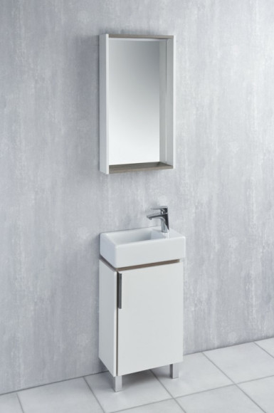 Зеркало Aquaton Бэлла 46 1A221702BBAZ0 с подсветкой Белое Джарра