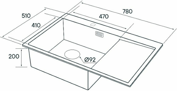 Кухонная мойка Paulmark Velten 78F L PM807851-BGL Брашированное золото Кухонная мойка Paulmark Velten 78F L PM807851-BGL Брашированное золото