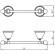 Полотенцедержатель Migliore Provance 17671 Хром