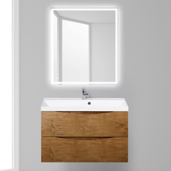 Тумба под раковину BelBagno Marino 90 MARINO-900-2C-SO-RN-P подвесная Rovere Nature