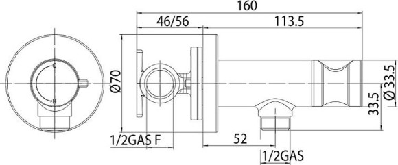 Гигиенический душ Bossini Paloma Flat E37011B.030 Хром Гигиенический душ Bossini Paloma Flat E37011B.030 Хром