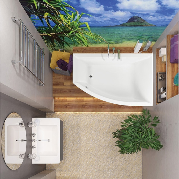 Акриловая ванна Vagnerplast Veronela 160x105 R VPBA160VEA3PX-04 без гидромассажа Акриловая ванна Vagnerplast Veronela 160x105 R VPBA160VEA3PX-04 без гидромассажа