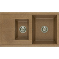 Кухонная мойка Aquaton Делия 87 1A716232DE270 Терракотовая