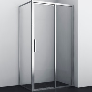 Душевой уголок WasserKRAFT Lopau 120x90 32S07R профиль Хром стекло прозрачное
