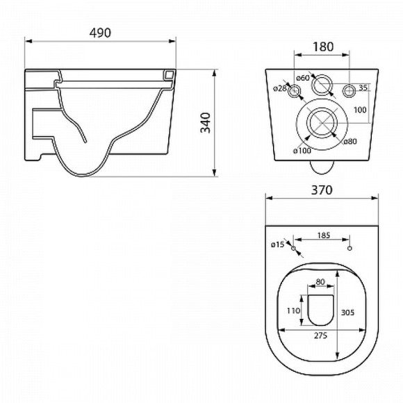 Комплект унитаза с инсталляцией Point Веста 886914GBO1+PN41701BM Черный матовый с сиденьем Микролифт и Белой клавишей смыва
