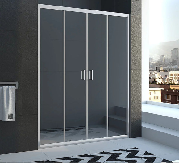 Душевая дверь Veconi Vianno VN-45 140 VN45-140-01-19C1 профиль Хром стекло прозрачное Душевая дверь Veconi Vianno VN-45 140 VN45-140-01-19C1 профиль Хром стекло прозрачное