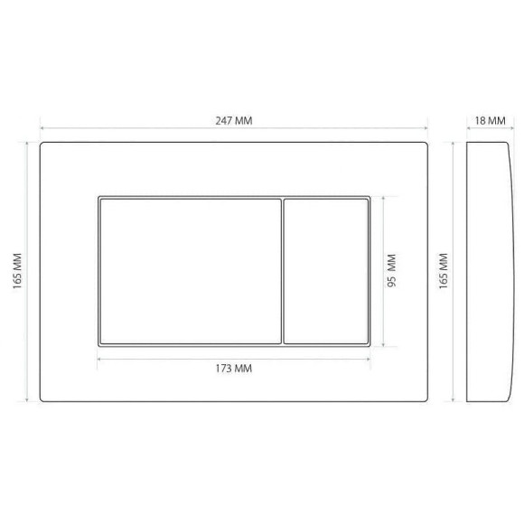 Инсталляция Berges Atom 410 040332 для унитаза с Черной клавишей смыва Инсталляция Berges Atom 410 040332 для унитаза с Черной клавишей смыва