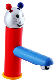 Смеситель для раковины Rav Slezak Seina Junior SE326.5 красный с синим Смеситель для раковины Rav Slezak Seina Junior SE326.5 красный с синим