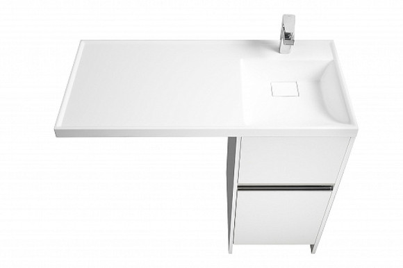 Тумба под раковину Aquaton Лондри 40 1A236001LH010 Белый глянец
