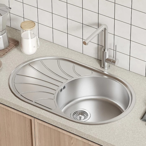 Кухонная мойка Iddis Suno S 77 SUN77SDi77S Сатин