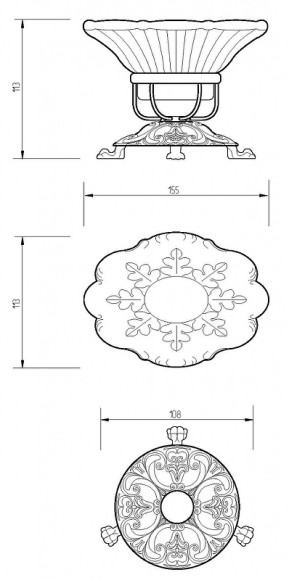 Мыльница Migliore Elisabetta 17021 Хром