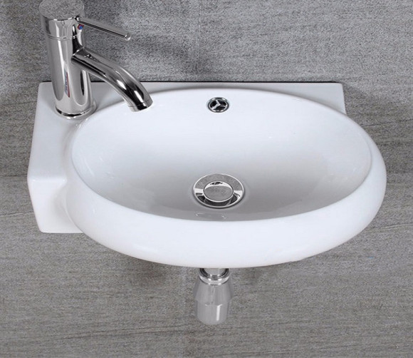 Раковина CeramaLux 43 9100R Белая