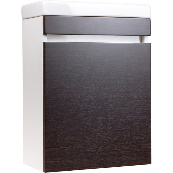 Тумба под раковину Style Line Compact 40 Люкс СС-00000417 подвесная Венге Тумба под раковину Style Line Compact 40 Люкс СС-00000417 подвесная Венге