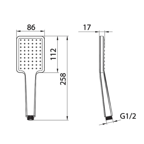 Ручной душ Iddis Slide SLI1F0Wi18 Белый матовый