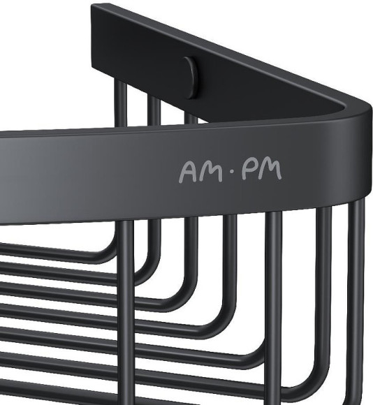 Полка корзина AM.PM Sense L A7452122 угловая Черная матовая Полка корзина AM.PM Sense L A7452122 угловая Черная матовая
