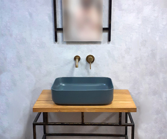 Раковина-чаша Bronze de Luxe Scandi 50 6127-DGM Серая матовая Раковина-чаша Bronze de Luxe Scandi 50 6127-DGM Серая матовая