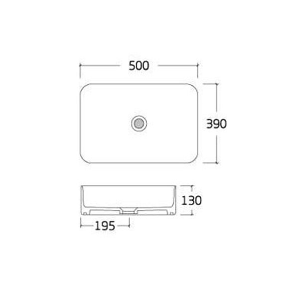 Раковина-чаша Bronze de Luxe Scandi 50 6127-DGM Серая матовая Раковина-чаша Bronze de Luxe Scandi 50 6127-DGM Серая матовая