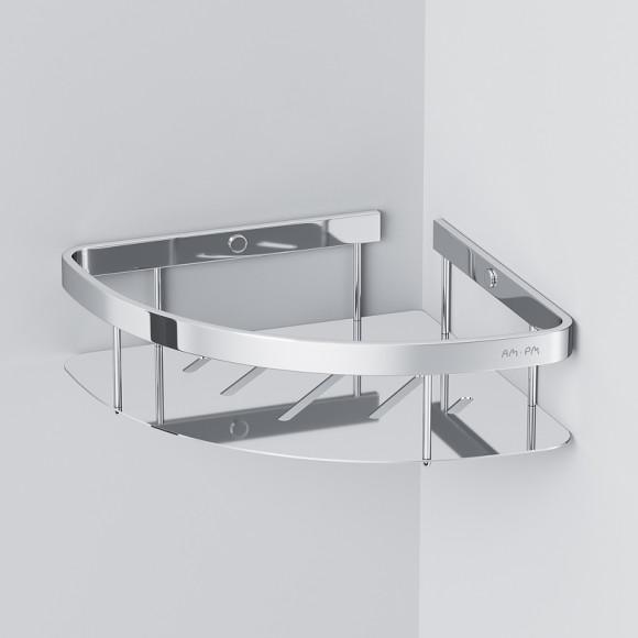 Полка корзина AM.PM Sense L A7454100 угловая Хром Полка корзина AM.PM Sense L A7454100 угловая Хром