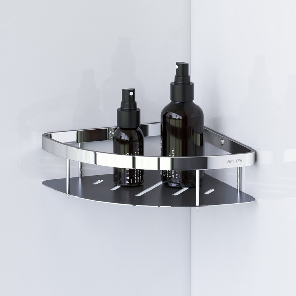 Полка корзина AM.PM Sense L A7454100 угловая Хром Полка корзина AM.PM Sense L A7454100 угловая Хром