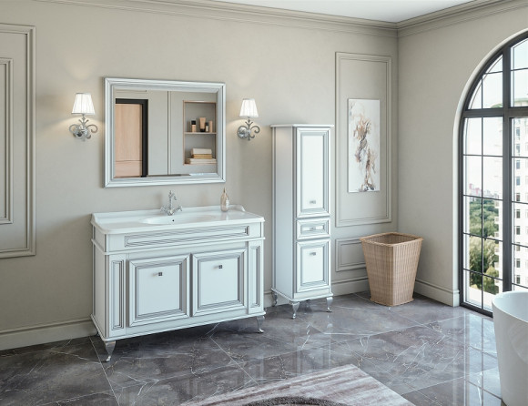 Шкаф пенал Caprigo Fresco 42 R 10650R-В016 Белый матовый