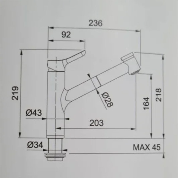 Смеситель для кухни Webert Master MS941002015 Хром