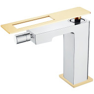 Смеситель для биде Boheme Q 146-CRG Хром Золото