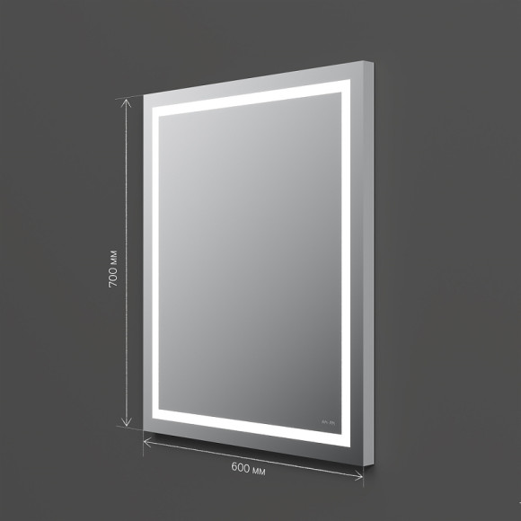 Зеркало AM.PM Gem 60 M91AMOX0601WG с подсветкой с ИК-сенсорным выключателем