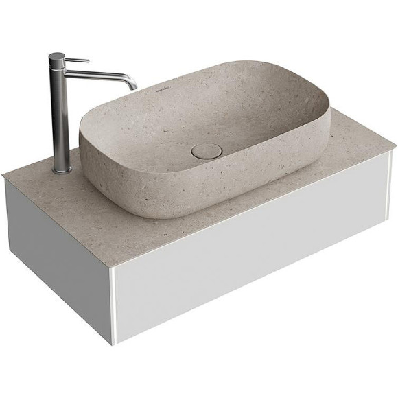 Тумба под раковину Kerama Marazzi Magica 90 MA.90.1\MGR.M подвесная Утренний серый матовый Тумба под раковину Kerama Marazzi Magica 90 MA.90.1\MGR.M подвесная Утренний серый матовый