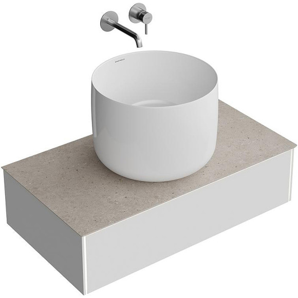 Тумба под раковину Kerama Marazzi Magica 90 MA.90.1\MGR.M подвесная Утренний серый матовый Тумба под раковину Kerama Marazzi Magica 90 MA.90.1\MGR.M подвесная Утренний серый матовый