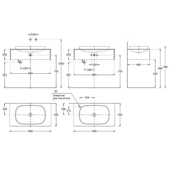 Тумба под раковину Kerama Marazzi Magica 90 MA.90.1\MGR.M подвесная Утренний серый матовый Тумба под раковину Kerama Marazzi Magica 90 MA.90.1\MGR.M подвесная Утренний серый матовый