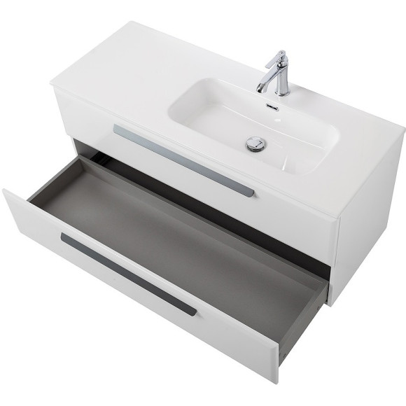 Тумба под раковину Cezares Eco-Cer-N 120 R ECO-CER-N-1200-2C-SO-BL-R подвесная Bianco Lucido без ручек