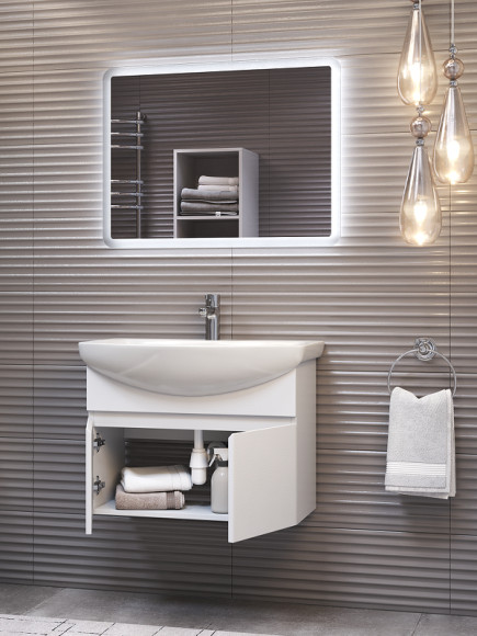 Тумба под раковину Vigo Wing 60 tp.WIN.BAL.60.2D подвесная Белая