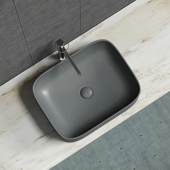Раковина-чаша Ceramicanova Element 51 CN6052MDH Темный антрацит матовый Раковина-чаша Ceramicanova Element 51 CN6052MDH Темный антрацит матовый