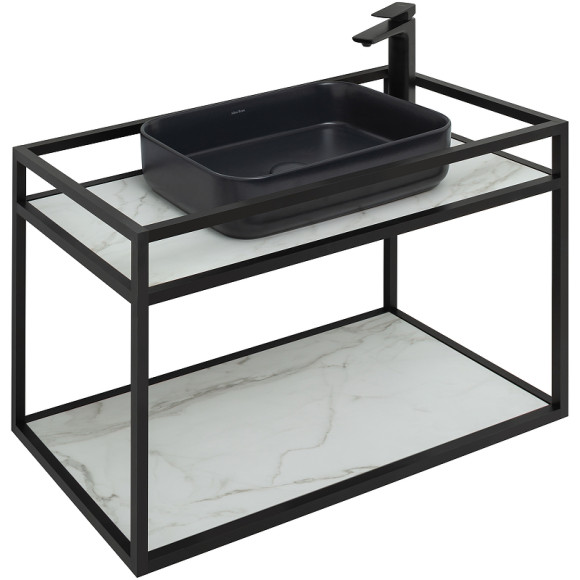 Консоль под раковину Allen Brau Liberty 90 1.33003.BB Черный браш Консоль под раковину Allen Brau Liberty 90 1.33003.BB Черный браш