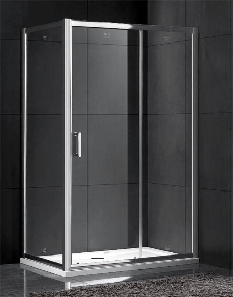 Душевой уголок Gemy Victoria S30191H-A70 100х70 профиль Хром стекло прозрачное Душевой уголок Gemy Victoria S30191H-A70 100х70 профиль Хром стекло прозрачное