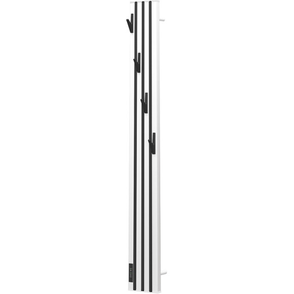 Электрический полотенцесушитель Point Пиано PN19722WB 150x1200 диммер слева Белый Черный Электрический полотенцесушитель Point Пиано PN19722WB 150x1200 диммер слева Белый Черный