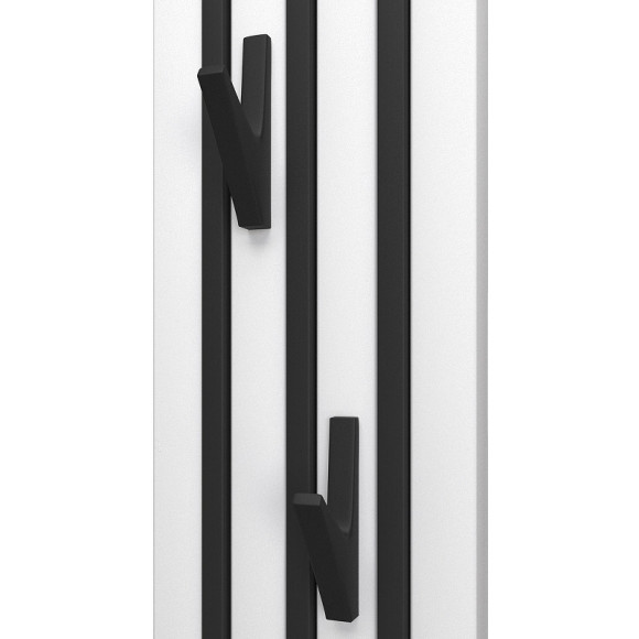 Электрический полотенцесушитель Point Пиано PN19722WB 150x1200 диммер слева Белый Черный Электрический полотенцесушитель Point Пиано PN19722WB 150x1200 диммер слева Белый Черный