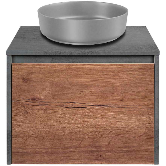 Тумба под раковину Vincea Mesa 60 VMC-2MS600TB подвесная T.Oak Beton Тумба под раковину Vincea Mesa 60 VMC-2MS600TB подвесная T.Oak Beton