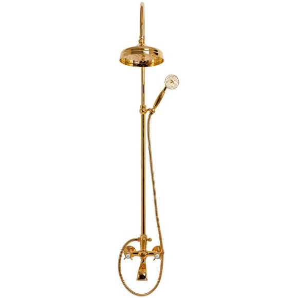 Душевая система Cezares Lord LORD-CVD-03/24-M Золото 24 карат