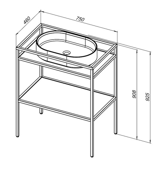 Консоль под раковину Allen Brau Liberty 75 1.33002.60 Медь браш Консоль под раковину Allen Brau Liberty 75 1.33002.60 Медь браш