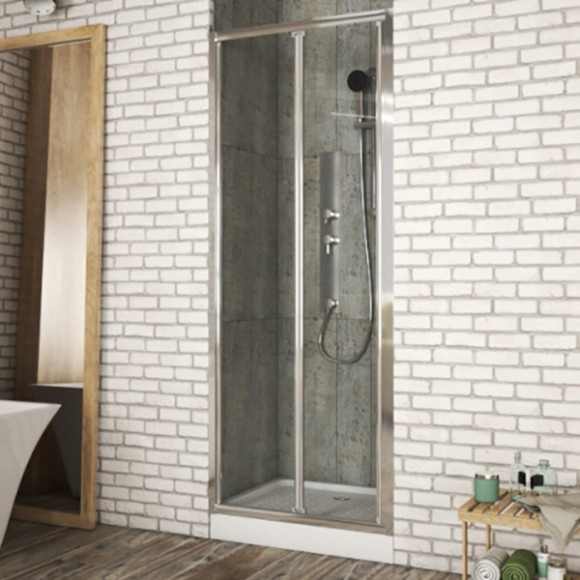 Душевая дверь Bravat Drop 80 BD080.4120A профиль Хром стекло прозрачное Душевая дверь Bravat Drop 80 BD080.4120A профиль Хром стекло прозрачное