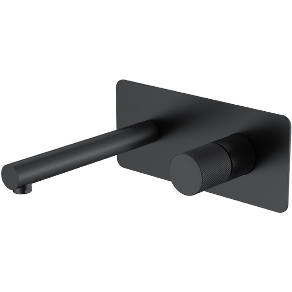 Смеситель для раковины Boheme Stick 125-BB.4 Черный матовый