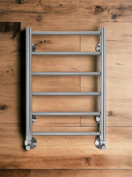 Водяной полотенцесушитель Terminus Аврора П6 400x600 4670078529879 Хром, нижнее подключение, G 1/2" ВР Водяной полотенцесушитель Terminus Аврора П6 400x600 4670078529879 Хром, нижнее подключение, G 1/2" ВР