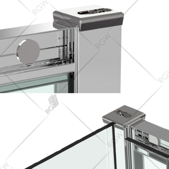 Душевой уголок RGW Classic CL-44 100х90 32094490-11 профиль Хром стекло прозрачное Душевой уголок RGW Classic CL-44 100х90 32094490-11 профиль Хром стекло прозрачное