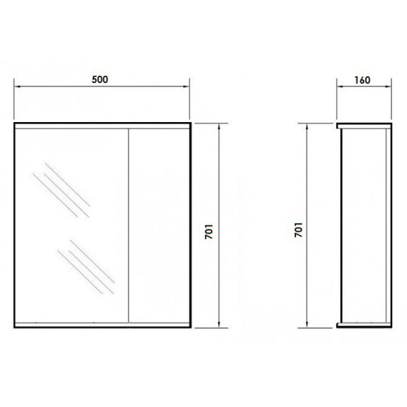 Зеркало со шкафом Orange Лайт 50 LA-50ZSW Белое глянцевое Зеркало со шкафом Orange Лайт 50 LA-50ZSW Белое глянцевое