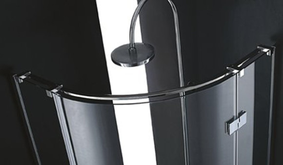 Душевой уголок Cezares BERGAMO-W-RH-1-120/100-ARCO-C-Cr-L-IV IV профиль Хром стекло прозрачное