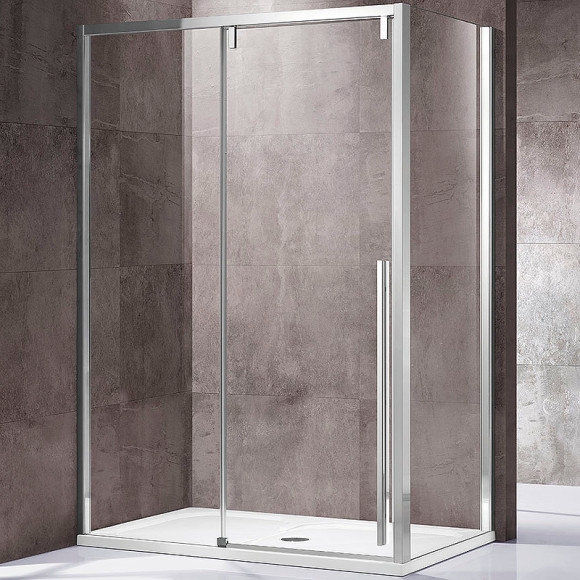 Душевой уголок Vincea Lugano 150х100 VSR-1L1015CL-1 профиль Хром стекло прозрачное